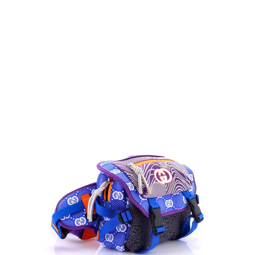 Gucci Buckle Flap Chest Strap Backpack #219326G10B - Picture 2 of 6